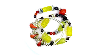 Miami Heat - 3 Piece Bracelet Set