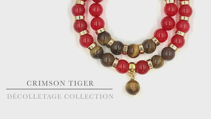 Crimson Tiger - 2-Way Necklace & Bracelet