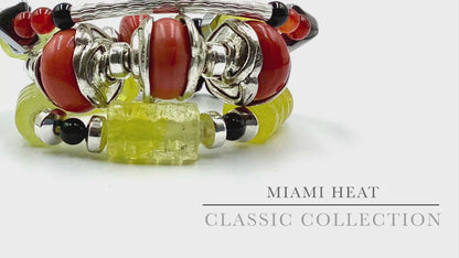 Miami Heat - 3 Piece Bracelet Set