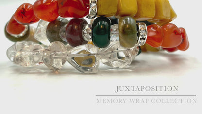 Juxtaposition - Memory Wrap Bracelet