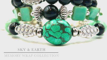 Sky & Earth - Memory Wrap Bracelet