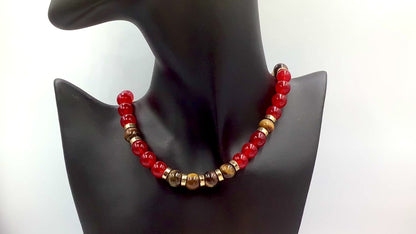 Crimson Tiger - 2-Way Necklace & Bracelet