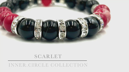 Scarlet  - Single Strand Bracelet