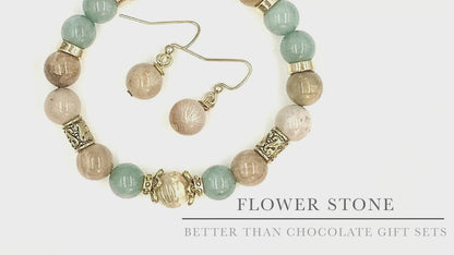 Flower Stone - 2 Piece Gift Set